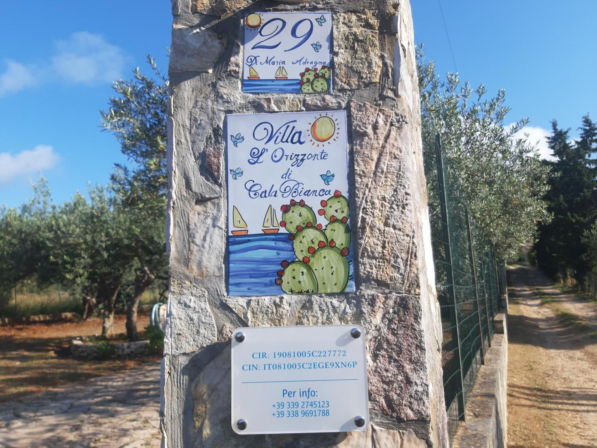 Villa L'Orizzonte Di Calabianca Castellammare del Golfo Exteriör bild